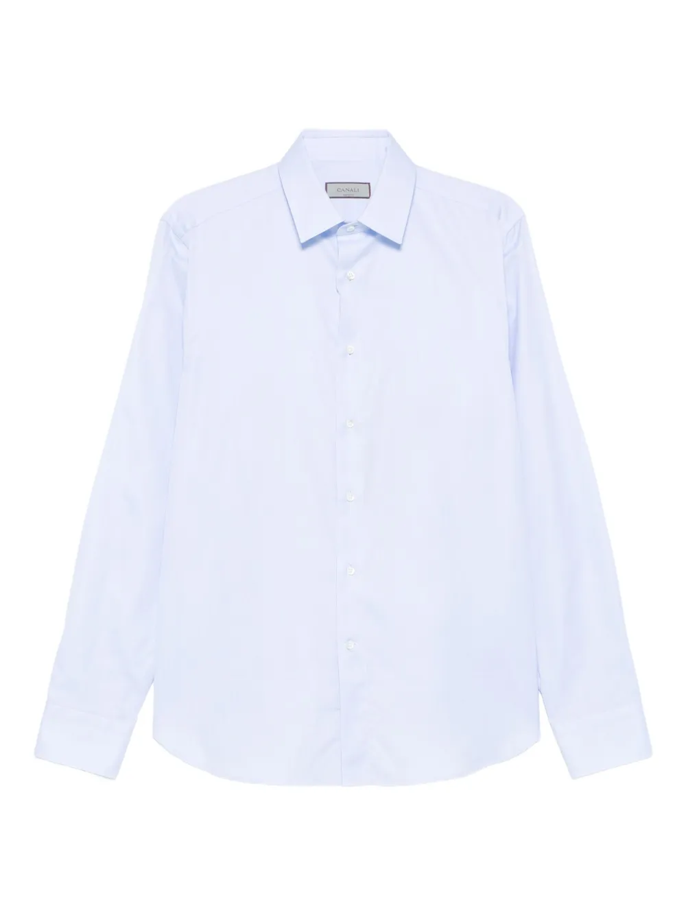 Canali Katoenen overhemd met lange mouwen Blauw