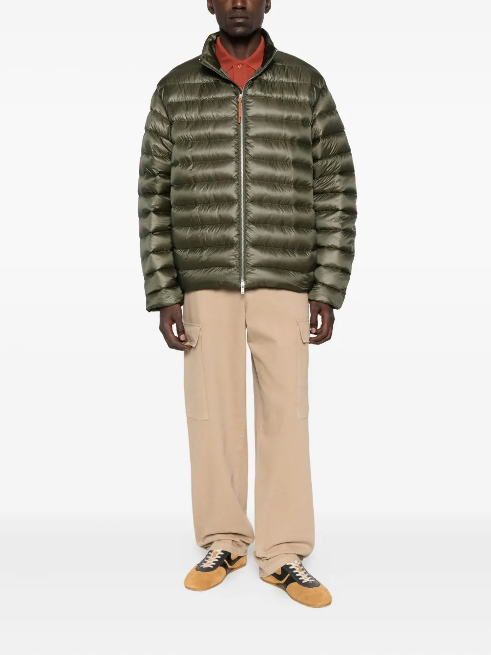 JIL SANDER+ Gewatteerd donsjack Groen