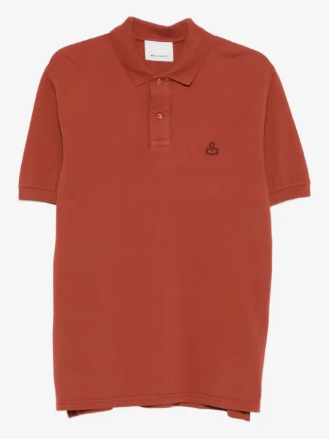 MARANT logo-embroidered polo shirt