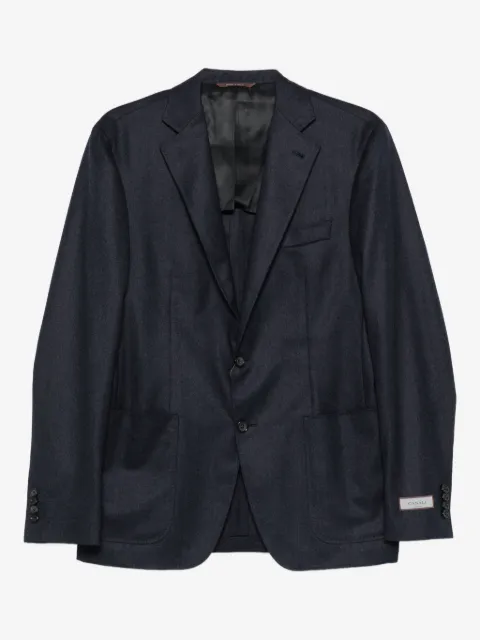 Canali blazer con dos botones y bolsillo de parche