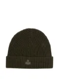 MARANT ribbed logo beanie - Green