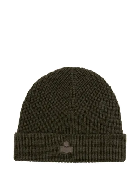 MARANT ribbed logo beanie