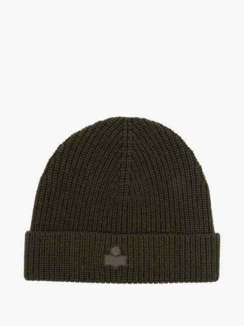 MARANT ribbed logo beanie