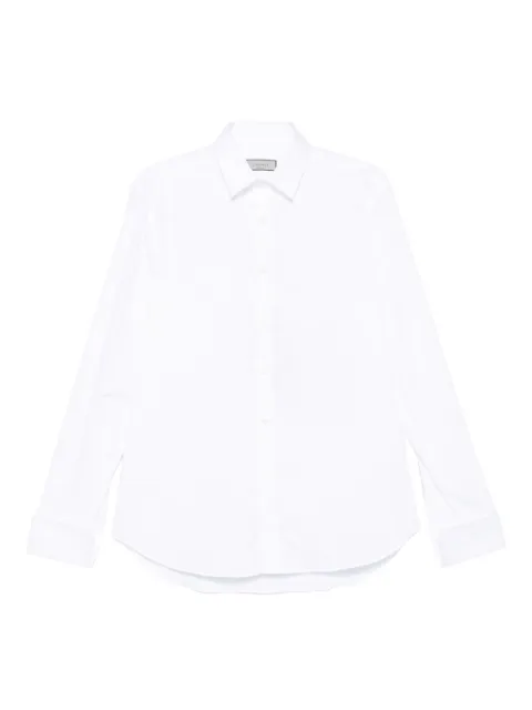 Canali double-cuff cotton shirt