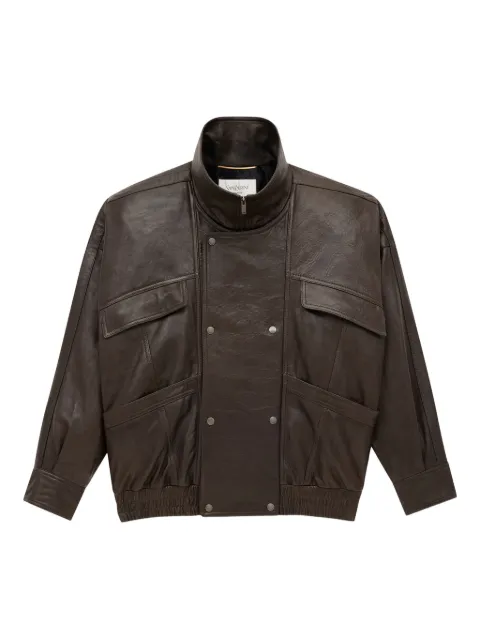 Saint Laurent lambskin bomber jacket