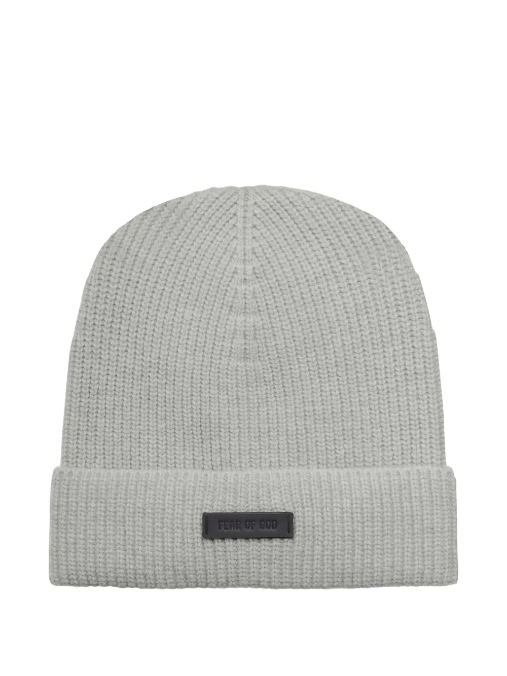 Fear Of God Ribbed Wool Beanie In Gray