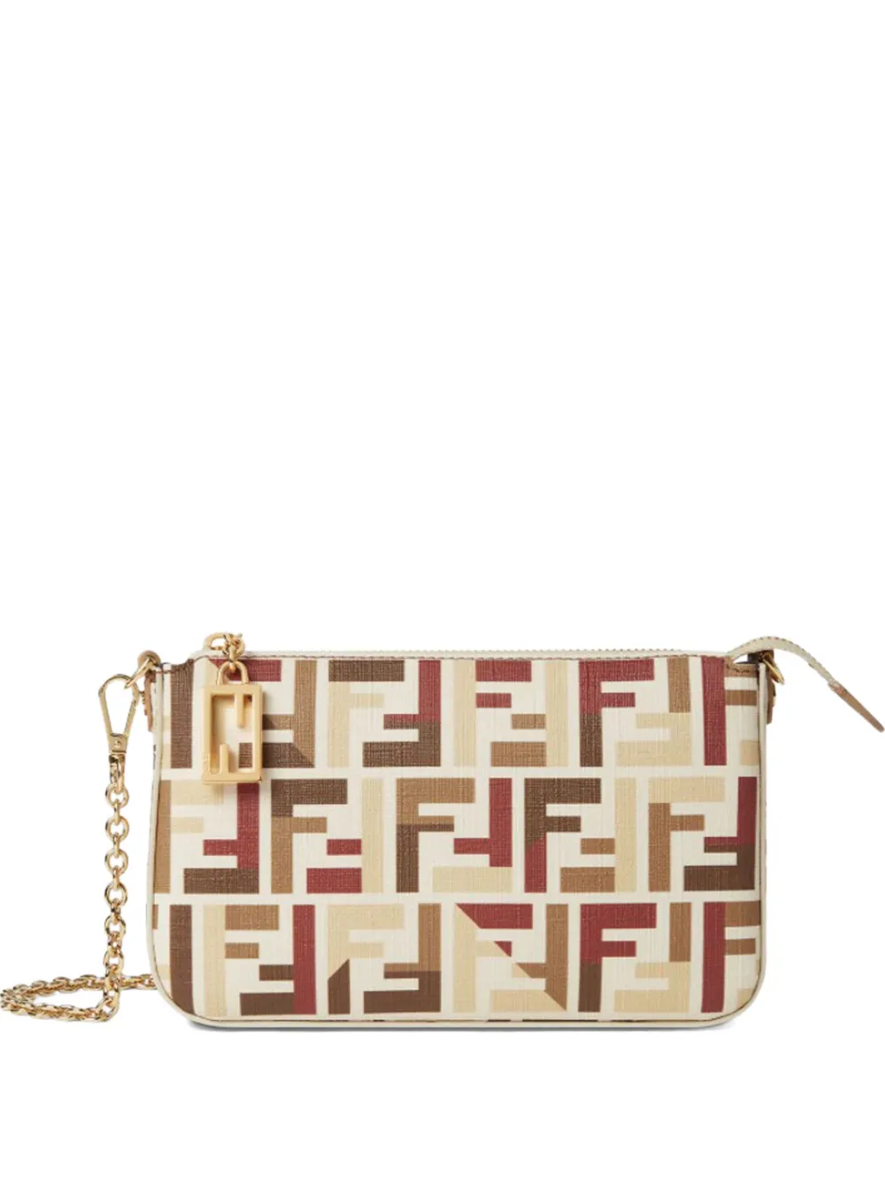 FENDI Baguette Pouch mini clutch bag Beige