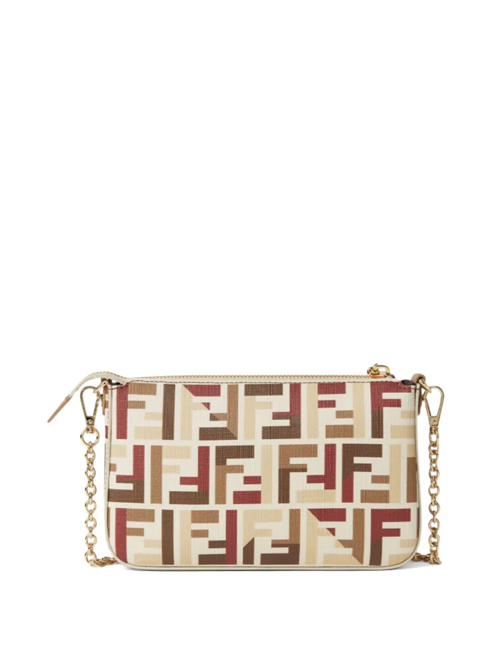 FENDI Baguette Pouch mini clutch bag - Beige