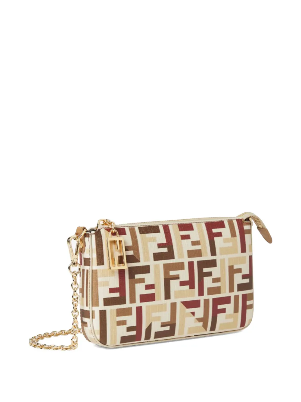 FENDI Baguette Pouch mini clutch bag Beige
