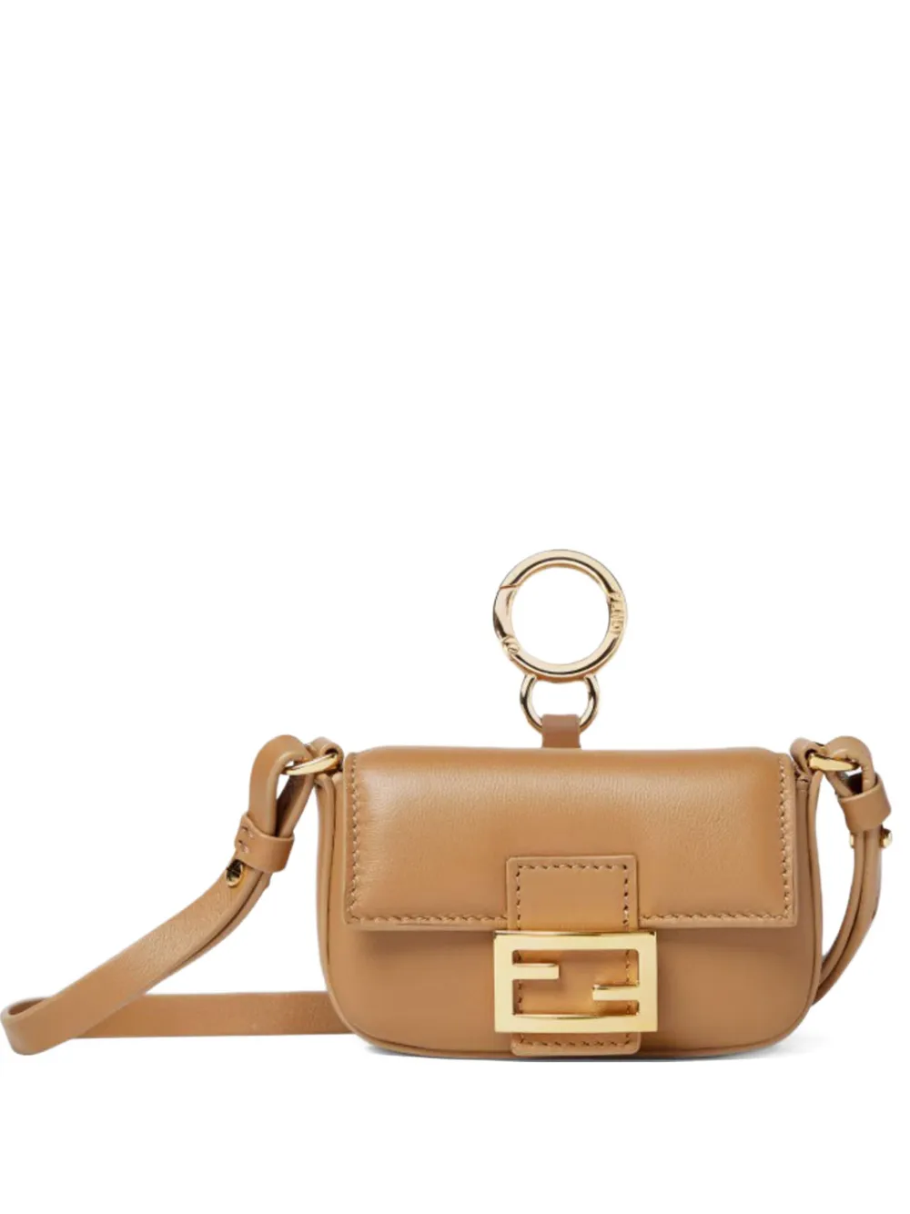 FENDI nano Baguette Charm shoulder bag Bruin