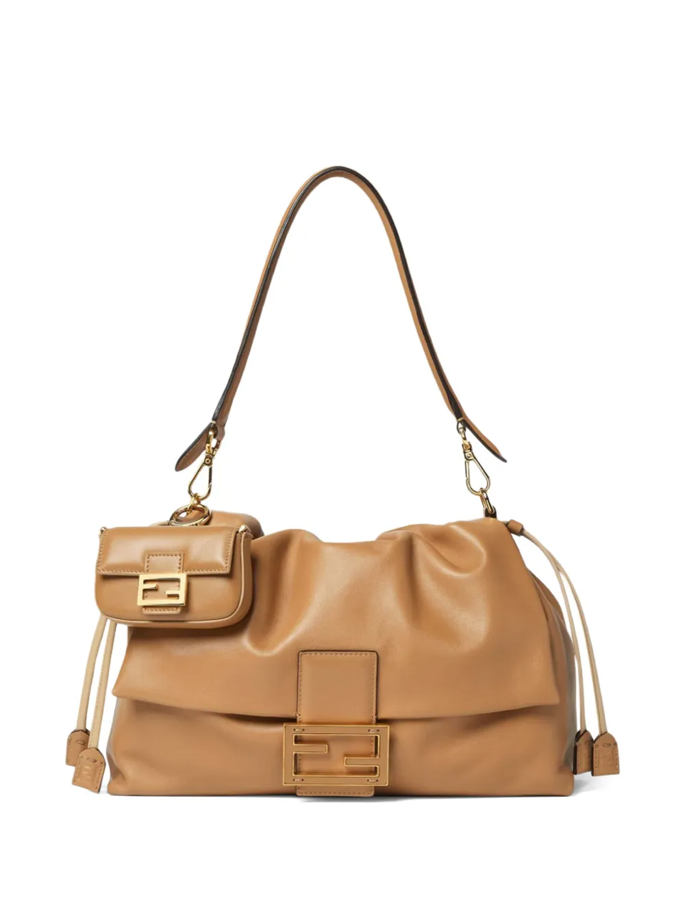 FENDI nano Baguette Charm shoulder bag Bruin