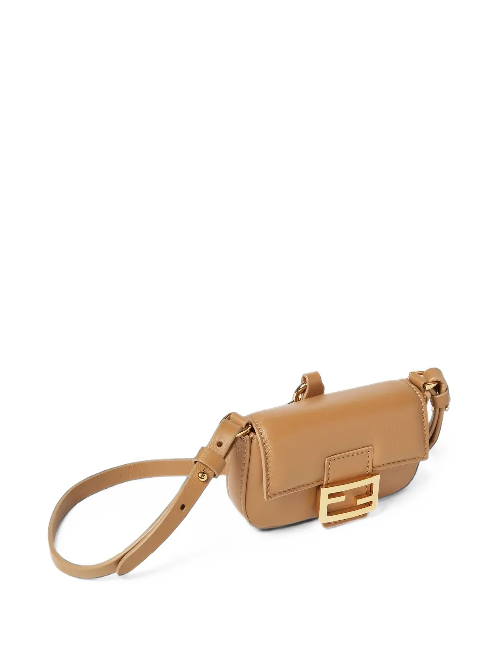FENDI バゲット チャーム ショルダーバッグ ナノ | ブラウン | FARFETCH JP
