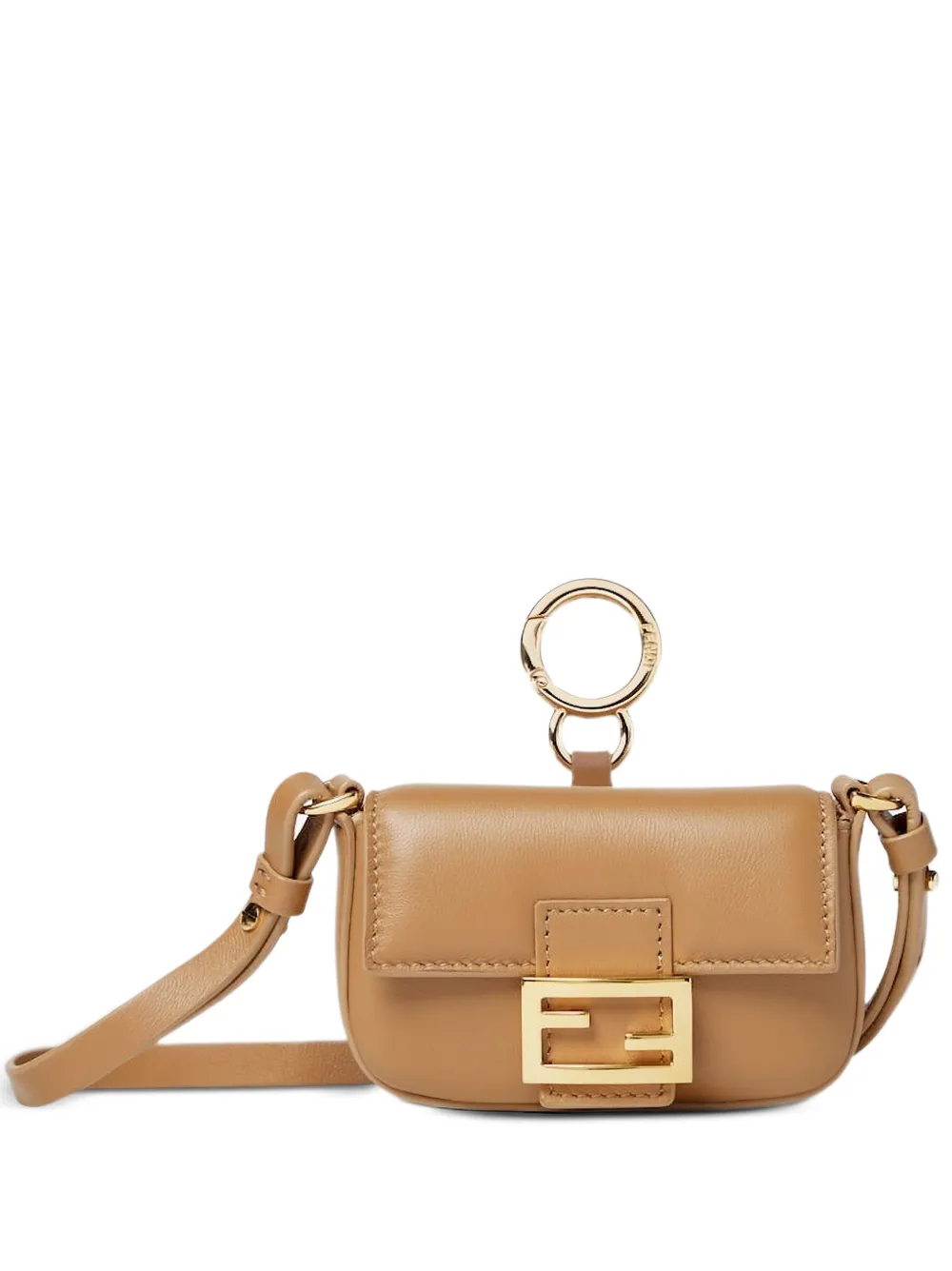 FENDI nano Baguette Charm shoulder bag - Braun