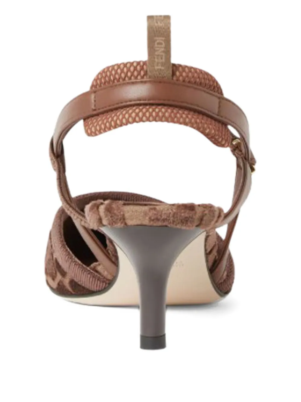 FENDI 55mm Colibrì Lite slingback pumps Brown