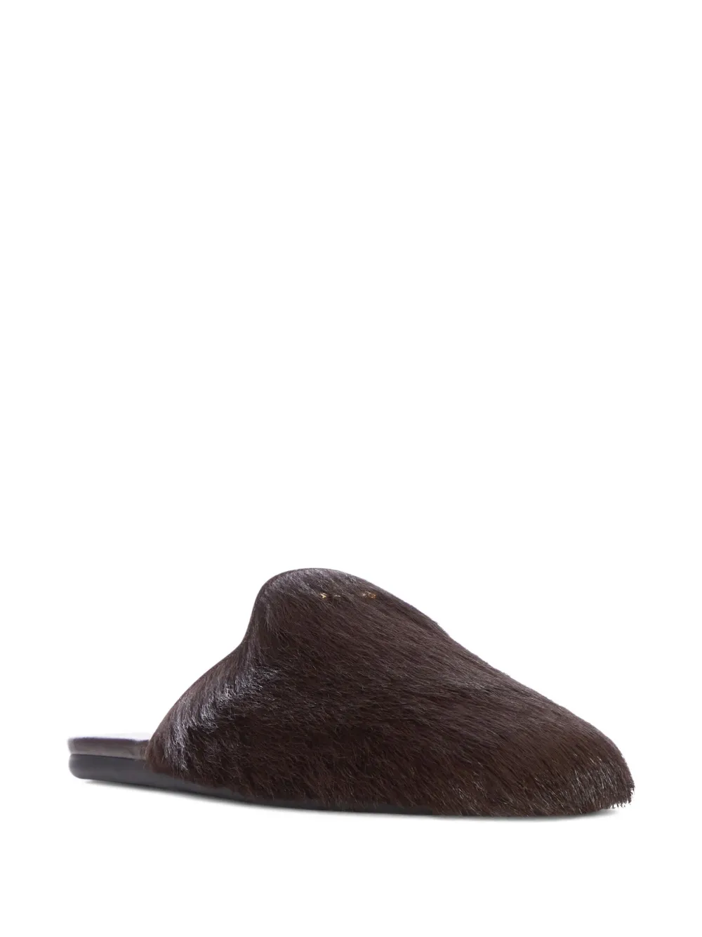 Prada leather slippers - Bruin
