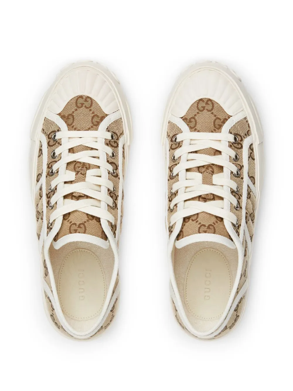 Gucci Sneakers met GG-monogram Bruin