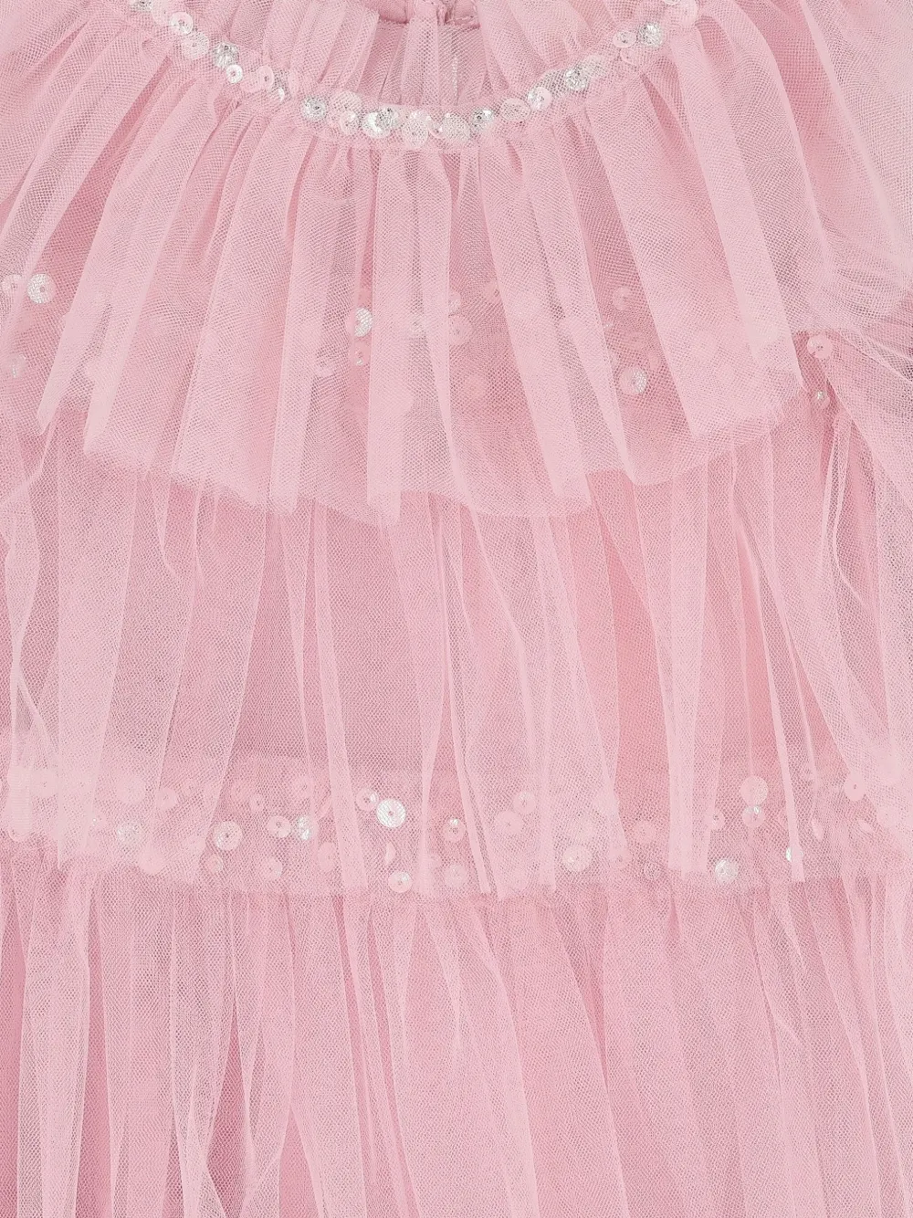 Tutu Du Monde sequin-embellished tiered tulle dress set - Roze