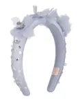 Tutu Du Monde flower-embellished satin headband - Blue
