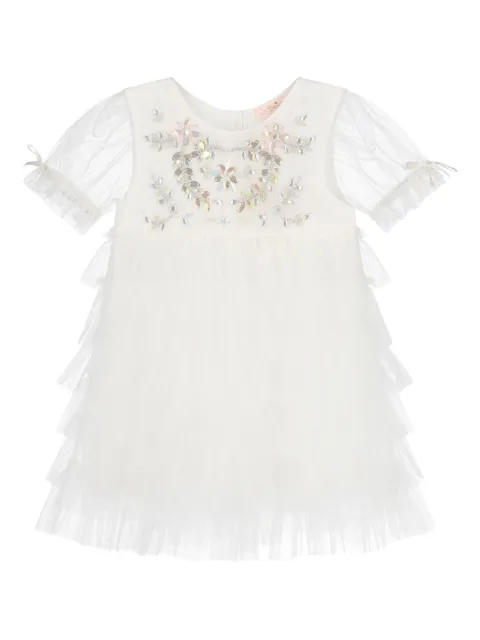 Tutu Du Monde vestido de tul con apliques