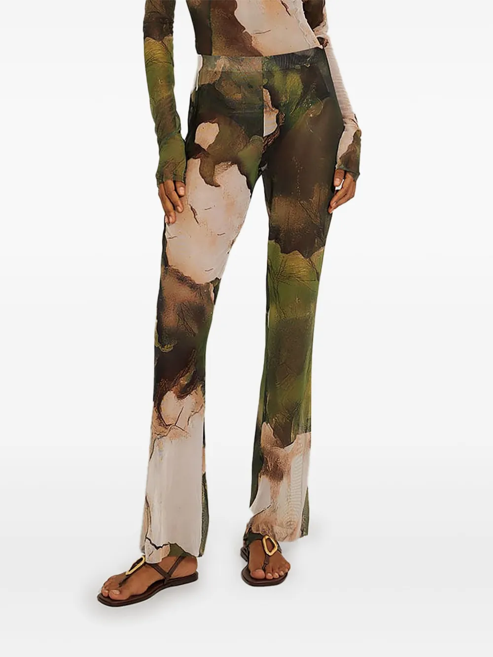 Lenny Niemeyer Calça com estampa camuflada | Verde | Image 1