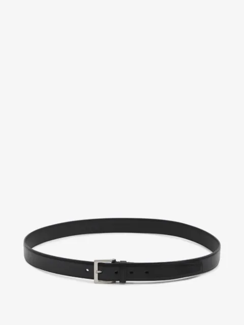 Saint Laurent square buckle leather belt