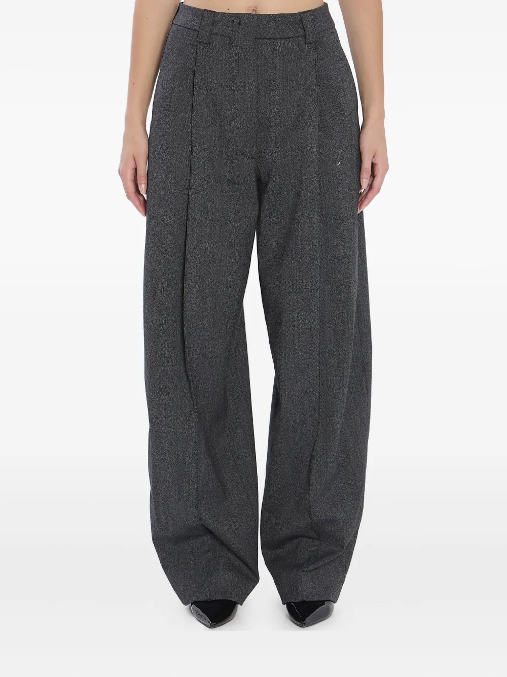 THELATEST pleated front trousers | Grey | Image 1