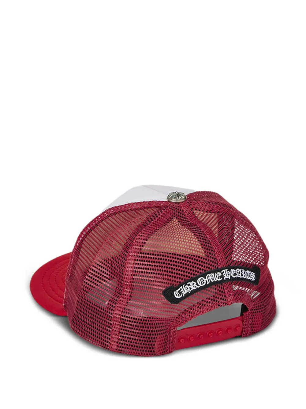 Chrome Hearts Triple Cross truckerpet - Wit