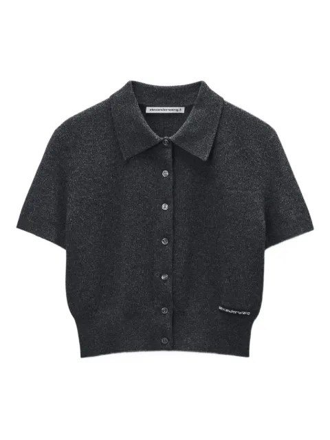 Alexander Wang cárdigan con cuello de playera tipo polo