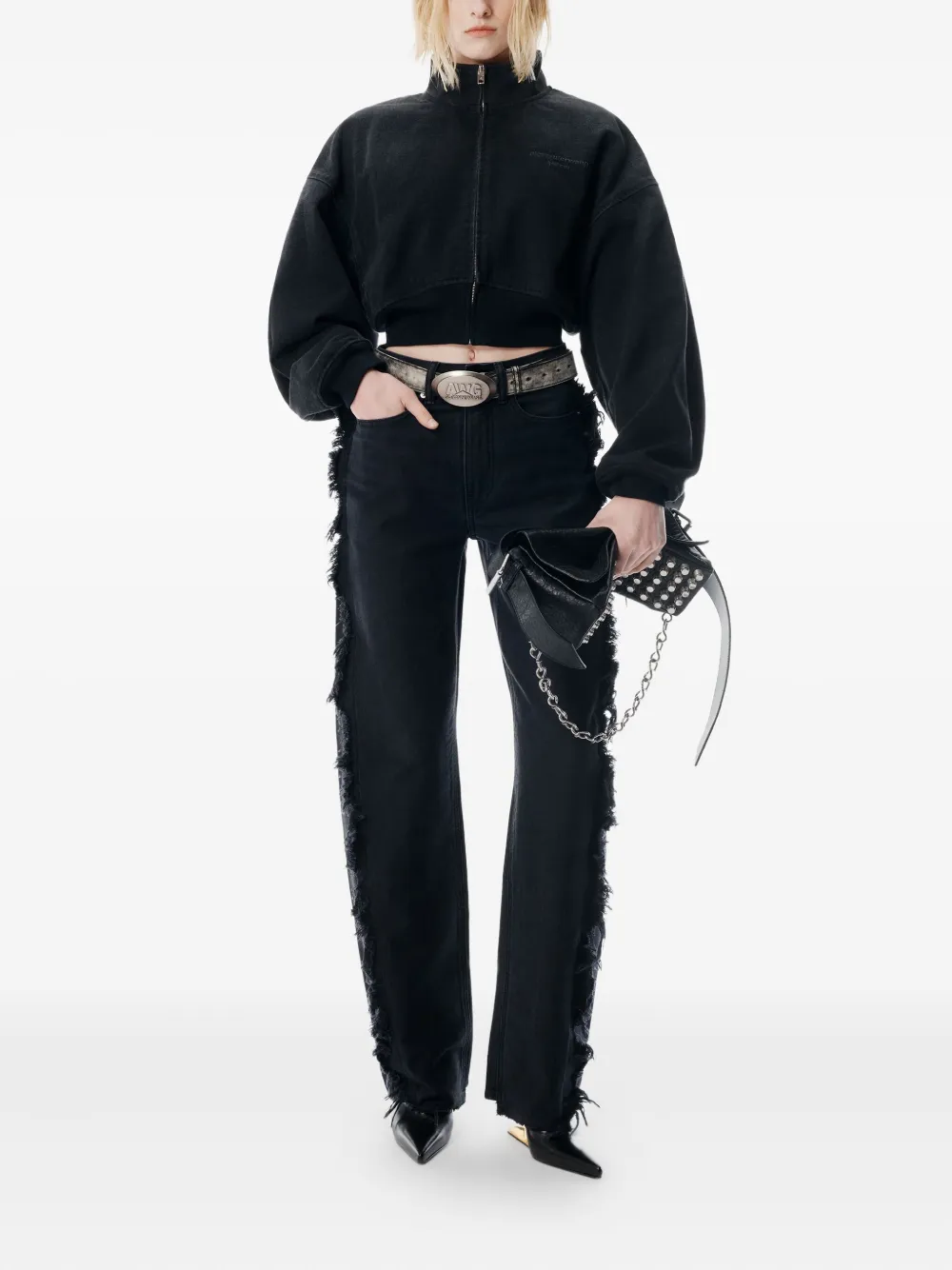 Alexander Wang stand-collar zip-up bomber jacket | Bomber Jackets | Image 2