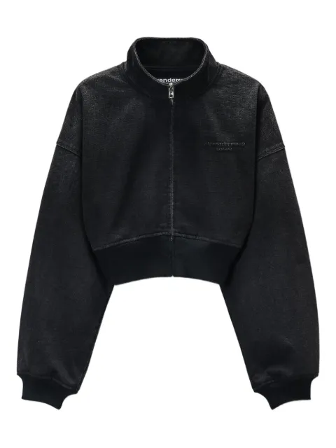 Alexander Wang stand-collar zip-up bomber jacket