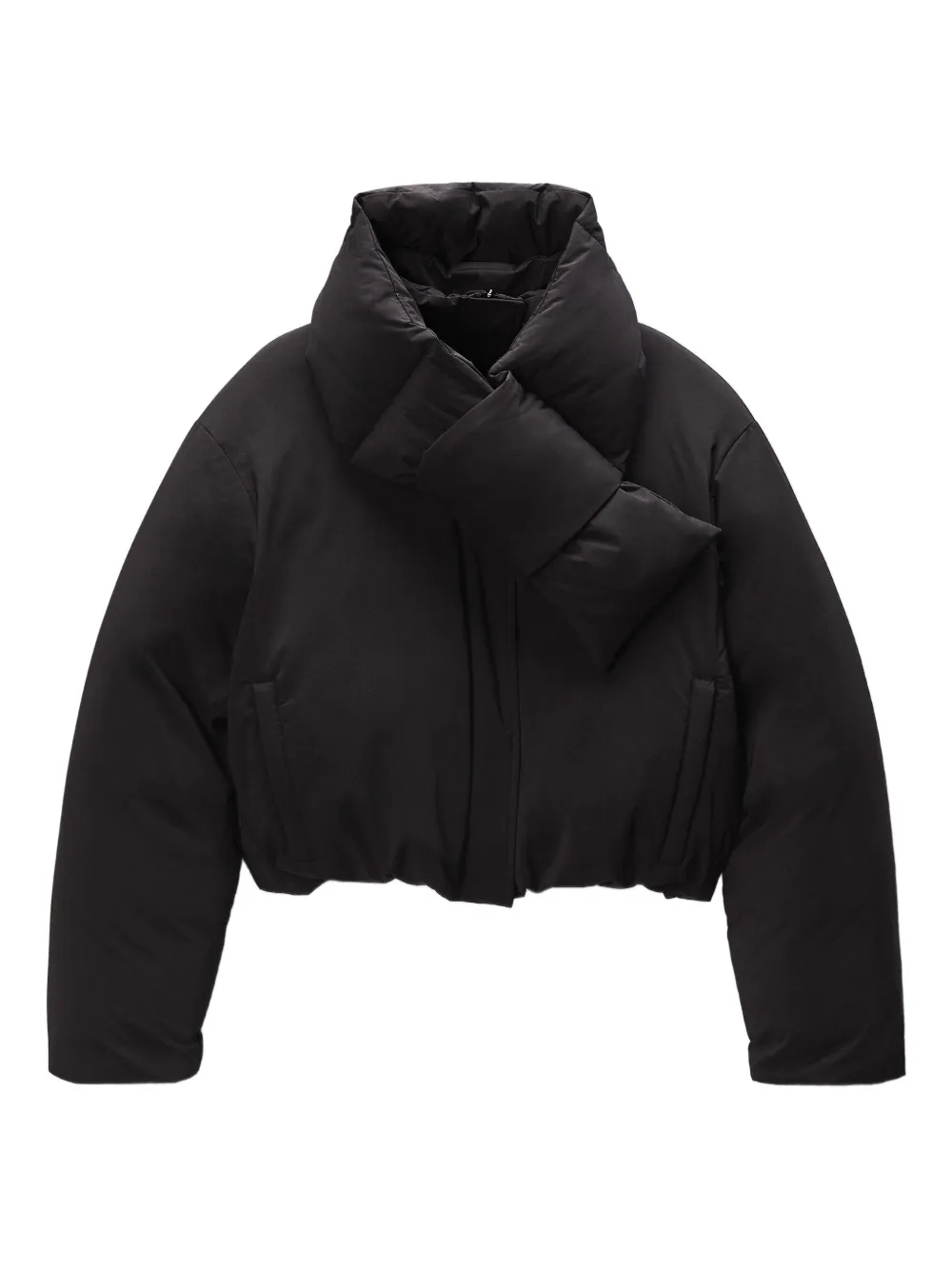 Alexander Wang cropped puffer jacket | Black | Image 1