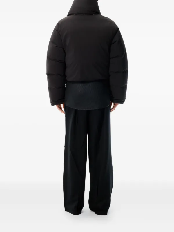 Alexander Wang クロップド パデッドジャケット | ブラック