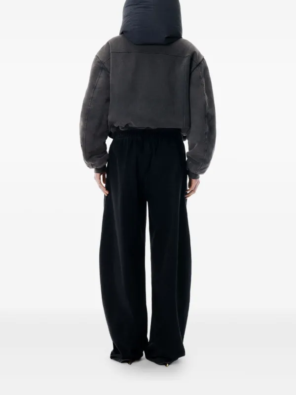 Alexander Wang Elasticated Drawstring Track Pants | Black