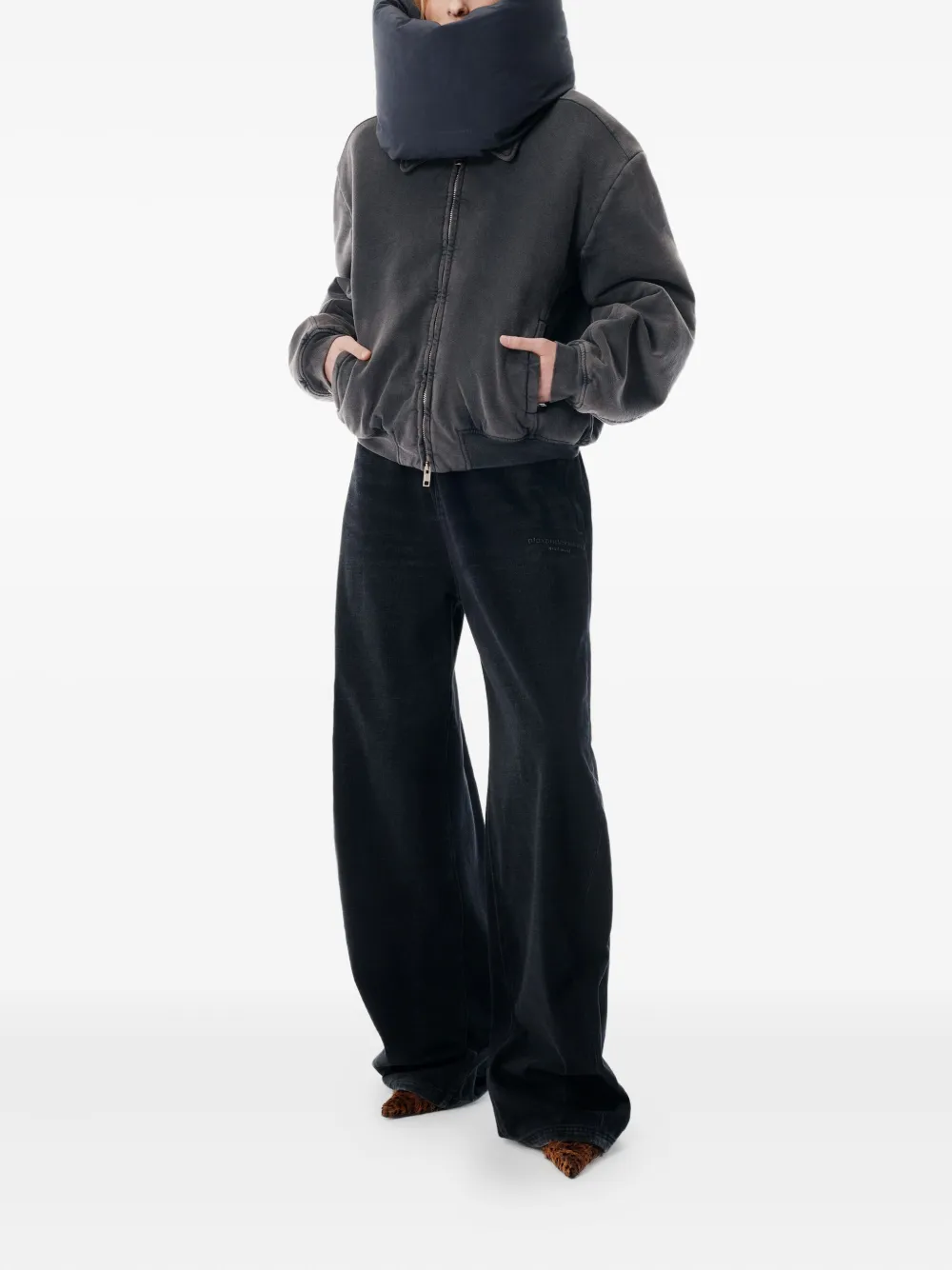 Alexander Wang Elastische trainingsbroek met trekkoord - Zwart