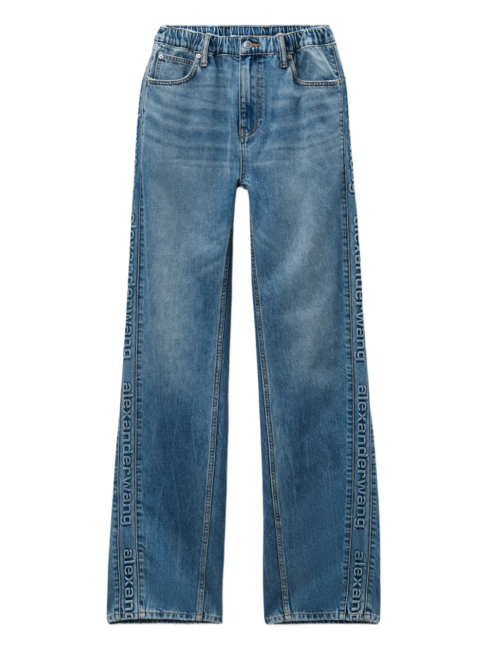 Alexander Wang logo-detail balloon trousers | Blue | Image 1