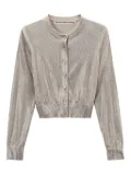 Alexander Wang embellished cardigan - Neutrals