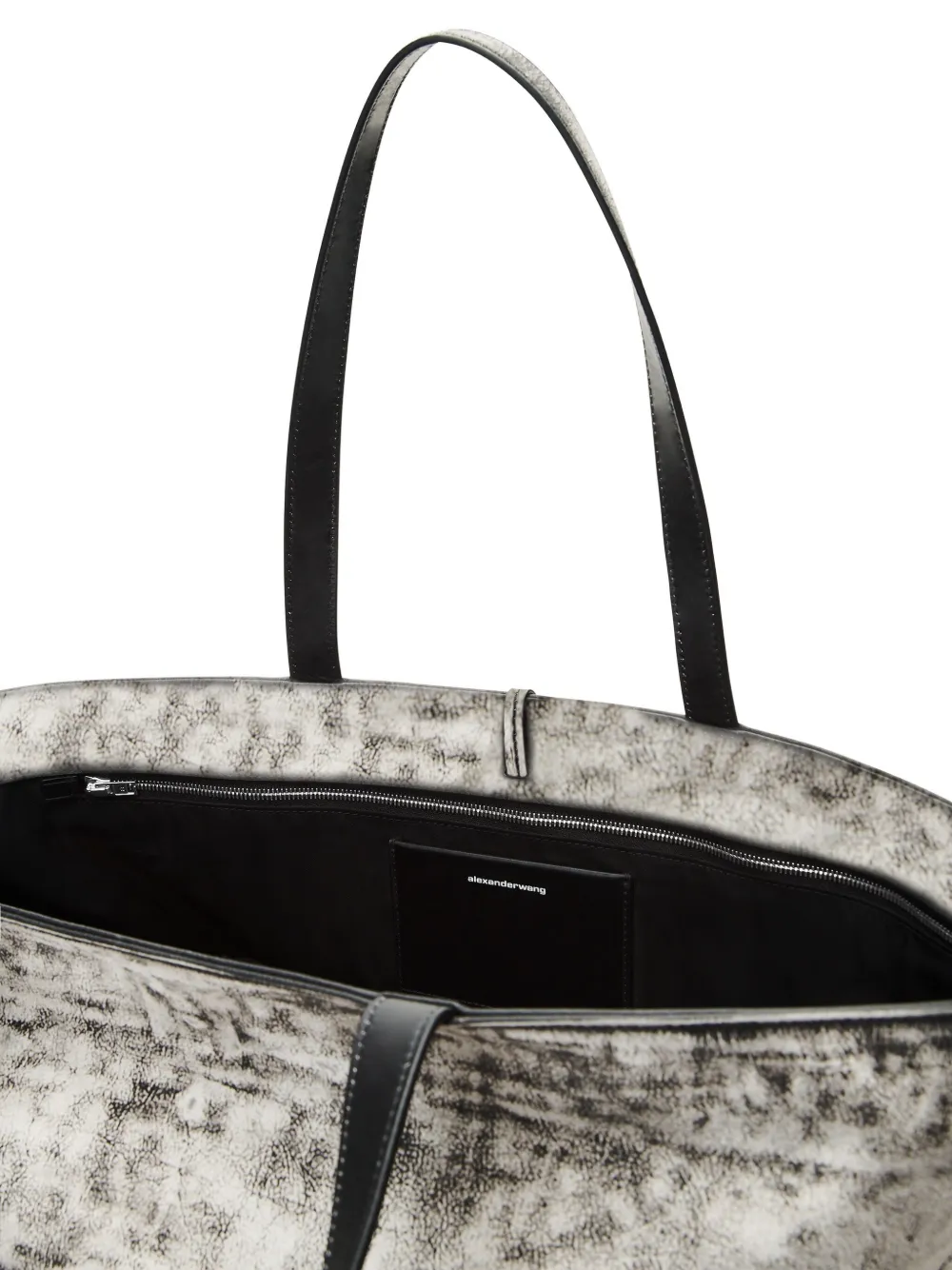 Alexander Wang Punch Embossed Tote Bag In Gray