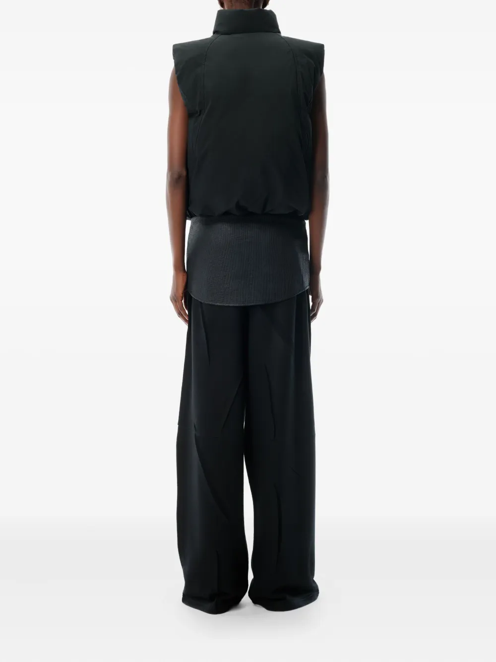 Alexander Wang Puffer Gilet In Black