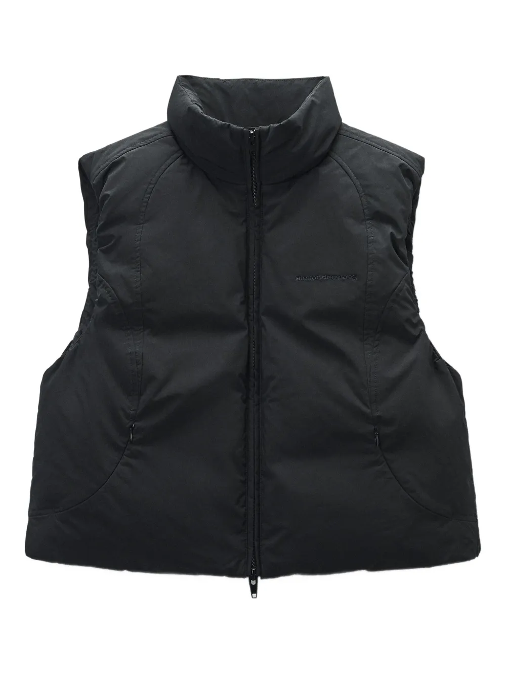 Alexander Wang Puffer Gilet In Black