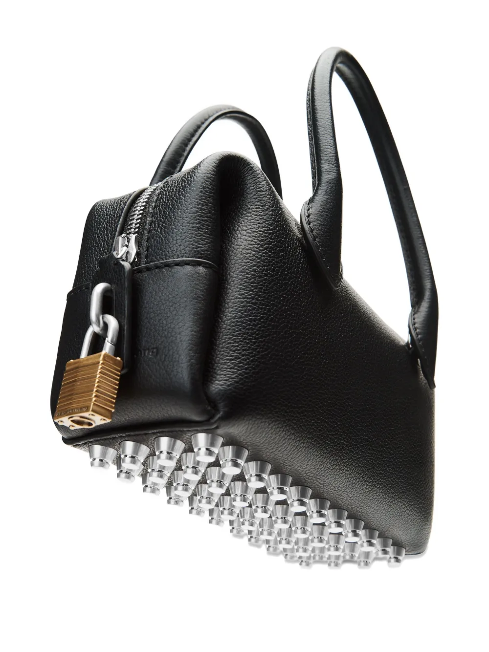 Alexander Wang Small Roux Studded Tote Bag In Black