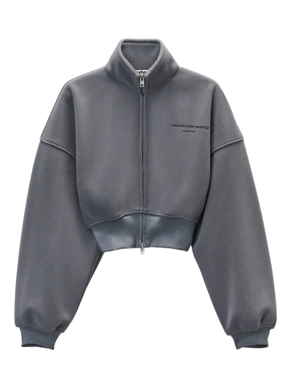 Alexander Wang sudadera corta con cierre | gris | Image 1