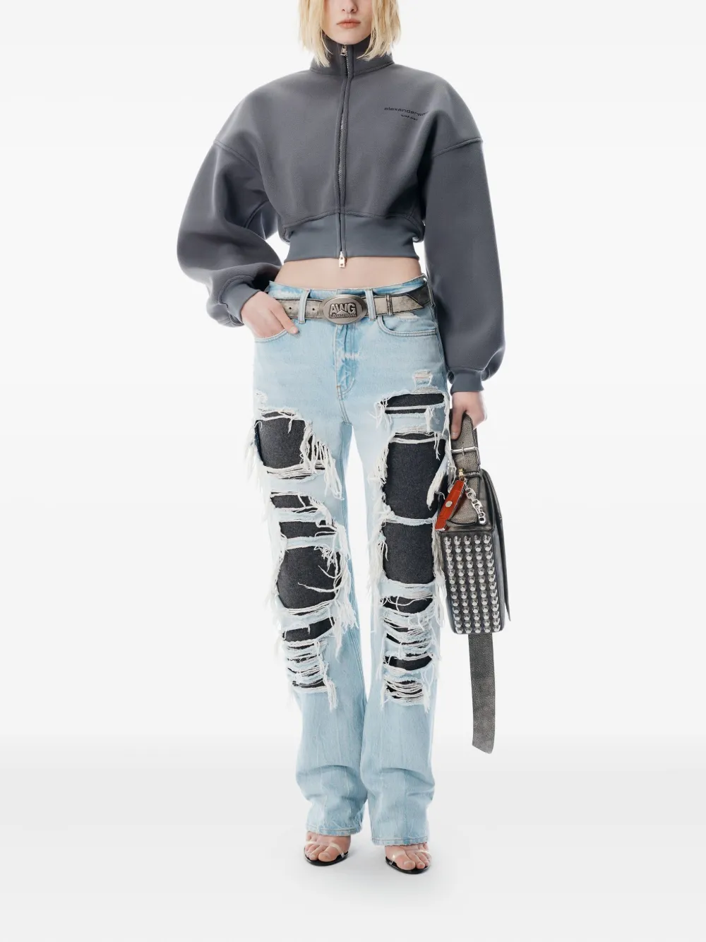 Alexander Wang sudadera corta con cierre | Sudaderas | Image 2