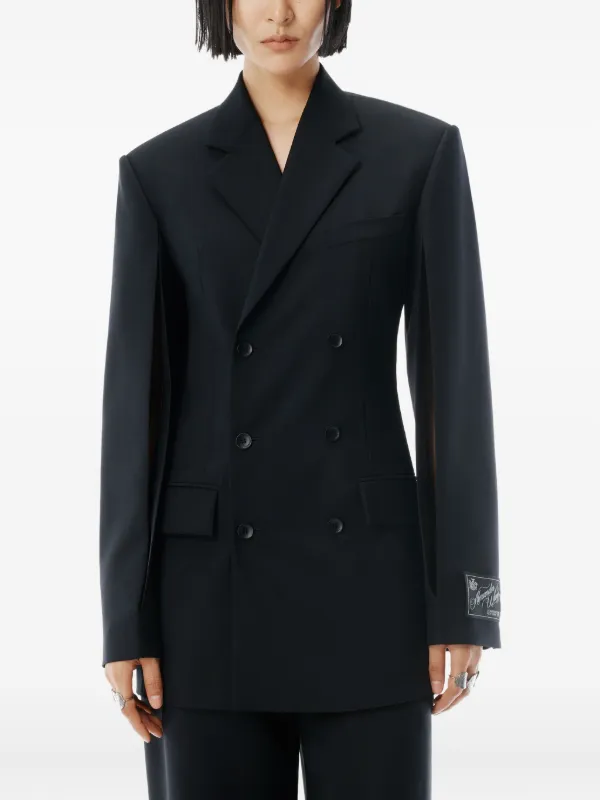レディース ✨アレキサンダーワン✨ブラックダブルブレストジャケット 