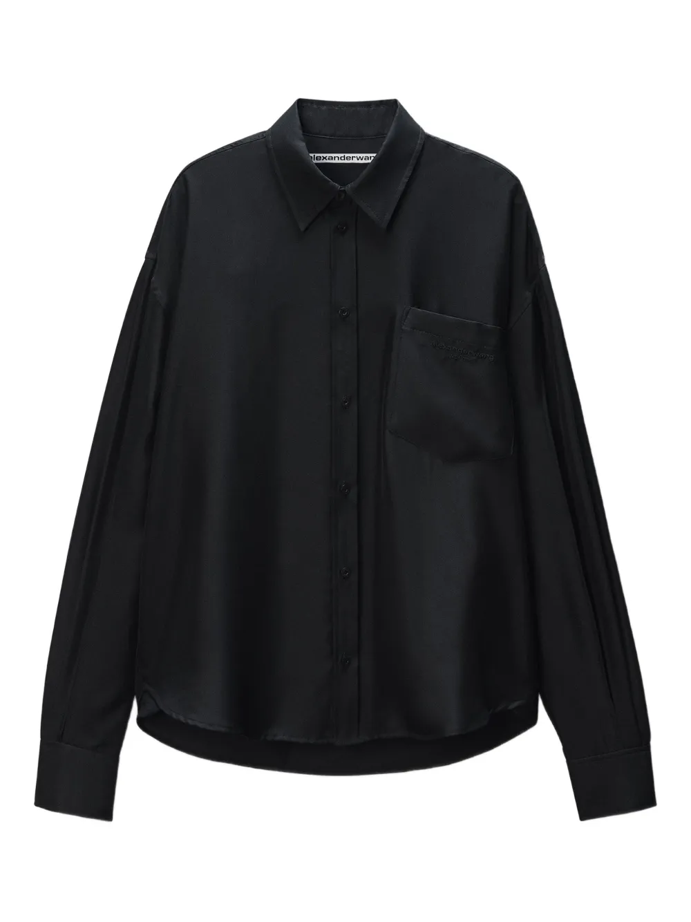 Alexander Wang slashed-sleeve shirt | Black | Image 1