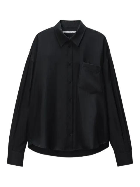 Alexander Wang slashed-sleeve shirt