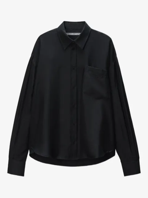 Alexander Wang slashed-sleeve shirt