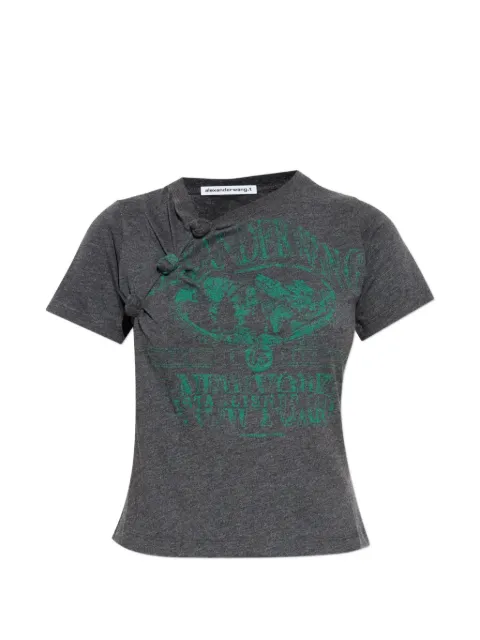 Alexander Wang knotted graphic T-shirt