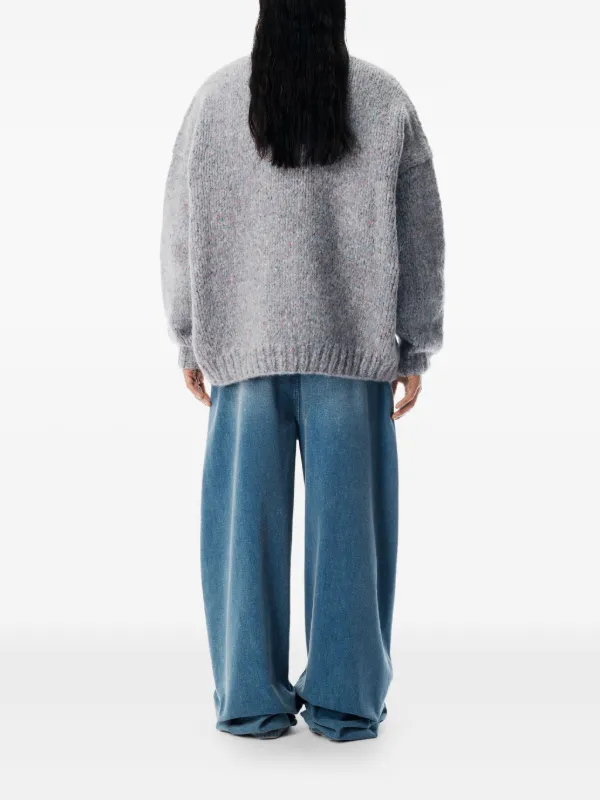 Alexander Wang ロゴ セーター | グレー | FARFETCH JP