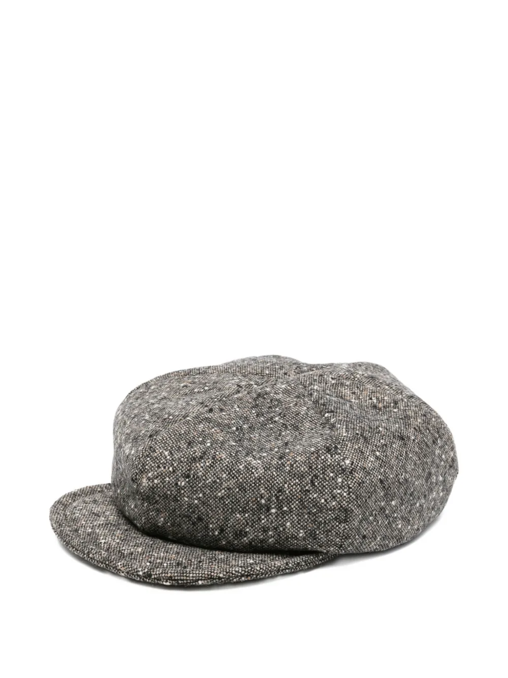 Yohji Yamamoto tweed hat - ブラック Yohji Yamamoto tweed hat - ブラック