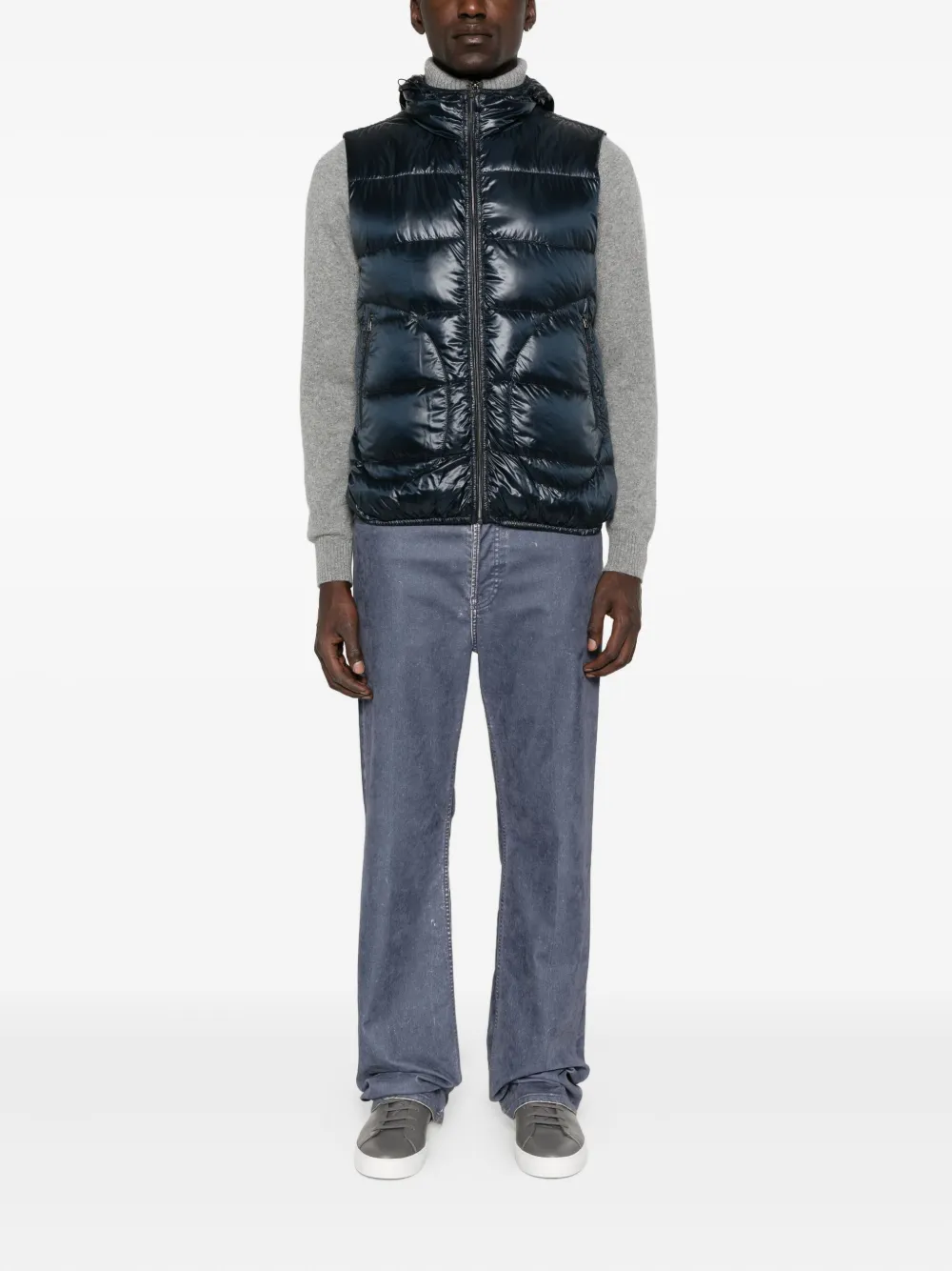 Herno hooded quilted gilet | Down Jackets | Image 2